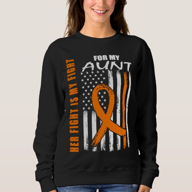 Moletom MS Family Fight Aunt Multiple Sclerosis American F (Frente)