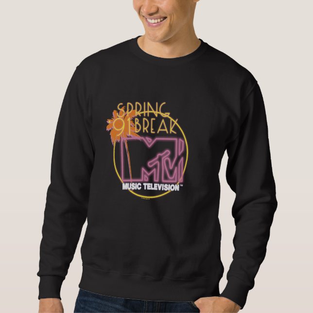 Moletom MTV Spring Break '91 Neon Sign (Frente)