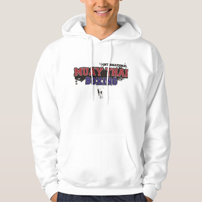 Moletom Muay Thai Boxing internacionais, de Hoody (Frente)
