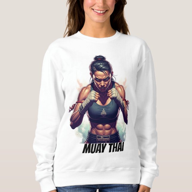 Moletom Muay Thai Kickboxing Martial Arts (Frente)