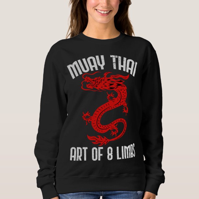 Moletom Muay Thai Of 8 Limbs Muay Thai Quotes (Frente)