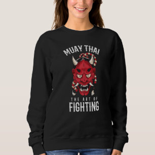 Moletom Muay Thai Oni Demônio Boxe Tailandês Oni Japonês