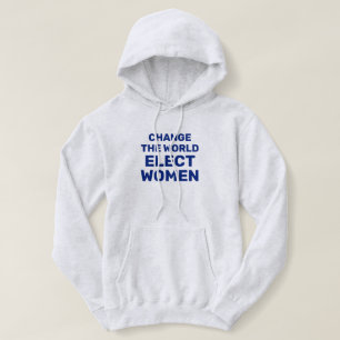 Moletom Mudar o Mundo - Eleitar Mulheres Hoodie