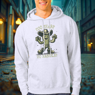 Moletom Muito Afiado para Lidar - Camisola de Cacto Vintag