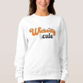 Moletom Muito fofo - padrão mágico do Halloween perto