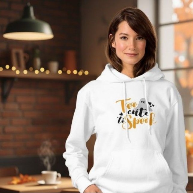 Moletom Muito Fofo Para Assustar Fantasma Halloween Camiso (Criador carregado)
