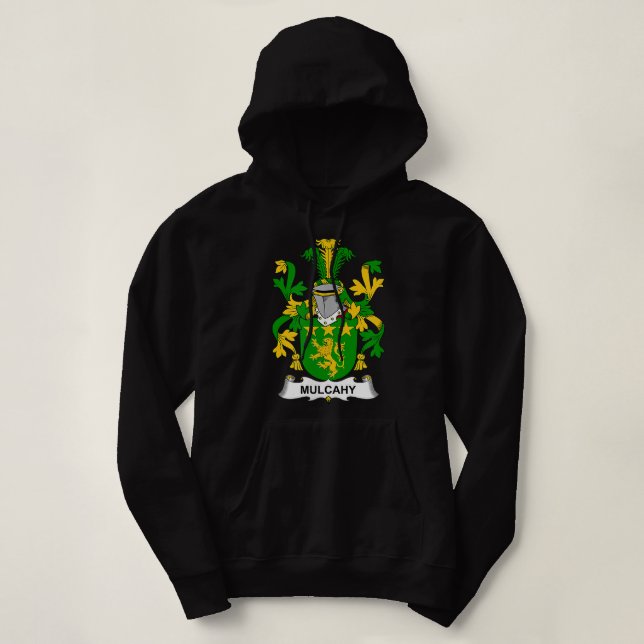 Moletom Mulcahy Coat of Arms  Family Crest  (Frente do Design)