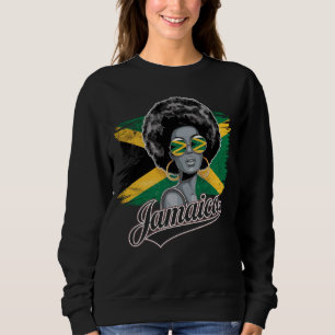 Moletom Mulher Afro Carribean Jamaica Flag Island Vibe