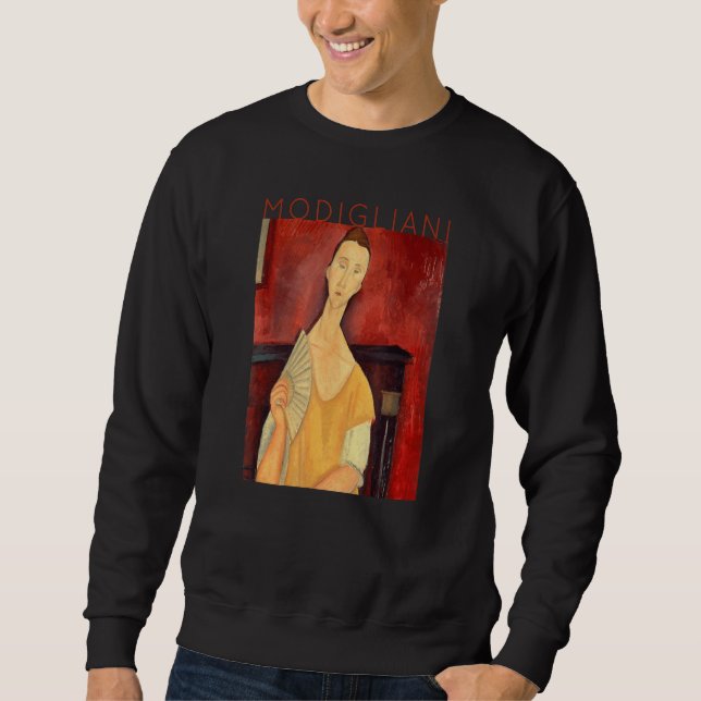 Moletom Mulher Amedeo Modigliani Com Ventilador Para Artis (Frente)