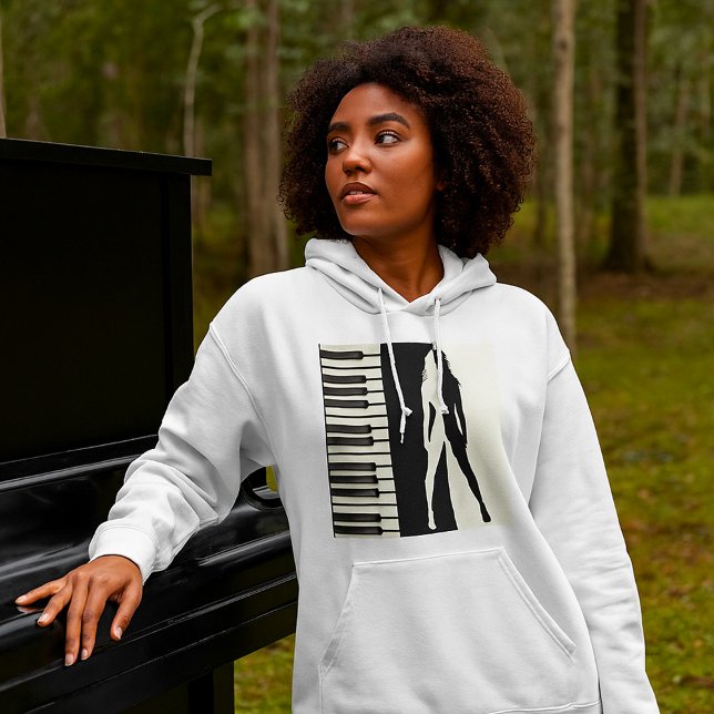 Moletom Mulher de Piano (Criador carregado)