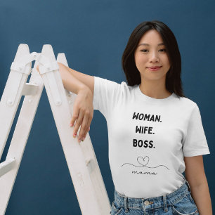 Moletom mulher esposa chefe mama para ela