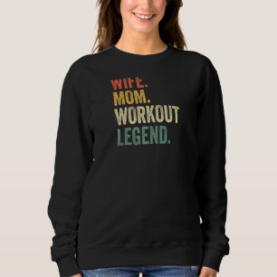Moletom Mulher Esposa Mãe Trabalhando Malhação de Legenda