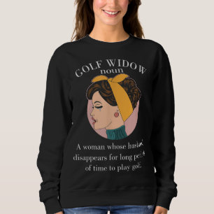 Moletom Mulher-Fã-Fã-Fã-de-Golfe Esposa-Esposa-Esposa Mari