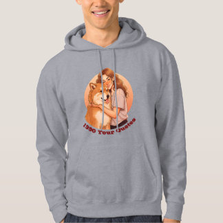 Moletom Mulher Fofa e Animal de Estimação Cachorro