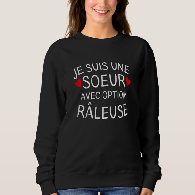 Moletom Mulher Irmã Diversão Mulher (Frente)