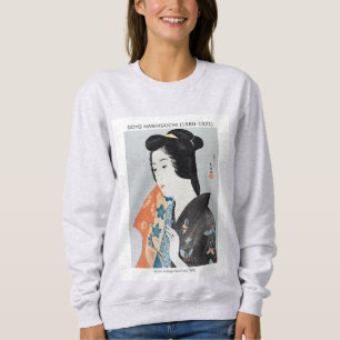 Moletom Mulher japonesa segurando sua toalha - Goyō Hashig