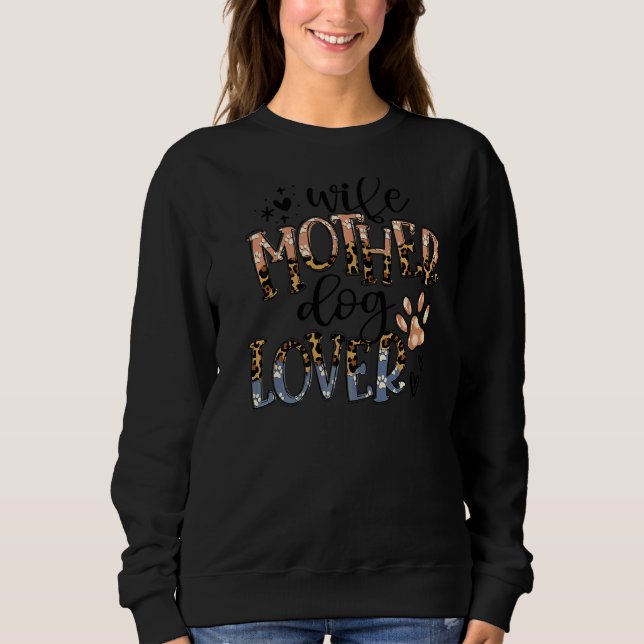 Moletom Mulher-leopardo Cachorro-mãe Cachorro-mãe Dia de a (Frente)