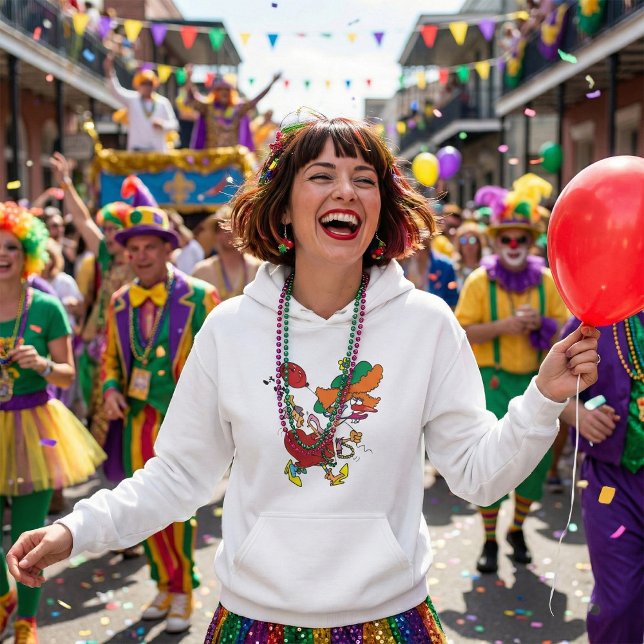 Moletom Mulher Louca Correndo Palhaço (Criador carregado)