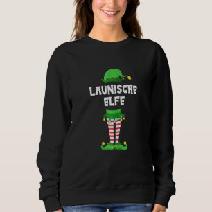 Moletom Mulher Mood Elf Partner Look Family Outfit Christm