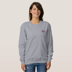 Moletom Mulher morcego de Santa cinza vibrante camisola bo
