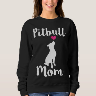 Moletom Mulher Mulher Pitbull Mãe Pit Touro Cachorro Mama