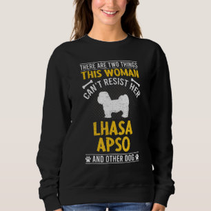 Moletom Mulher Não Resiste ao Seu Cachorro Lhasa Apso