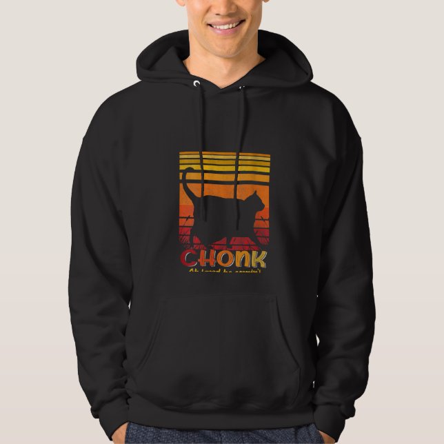 Moletom Mulher Oh Senhor Ele Está Chegando Em Chonk Scale  (Frente)