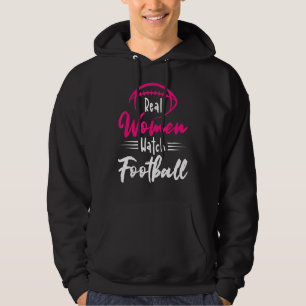 Moletom Mulher Real Assiste Futebol Lineman Enfrentando Am