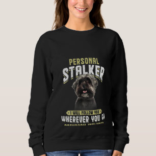 Moletom Mulher Shih Tzu Personal Stalker Eu Vou Segui-Lo