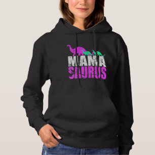 Moletom Mulher Solteiro Mama Saurus Dinosaur Para A Mãe