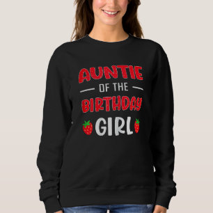 Moletom Mulher Strawberry Pattern Tia Do Aniversário G