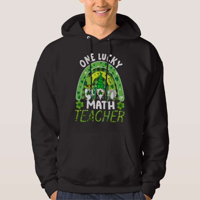 Moletom Mulher: Uma Professora De Matemática Sortuda, Rain (Frente)
