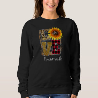 Moletom Mulheres Adoram Mawmawlife Sunflower Lepard Pul