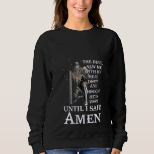 Moletom Mulheres Até Eu Dizer Amen Christian Para A Igreja