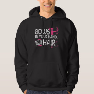 Moletom Mulheres Bowhun Archer Deer Hunter Girls Bowhunt