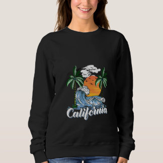 Moletom Mulheres California Tropical Sunset Cali Beach Ond