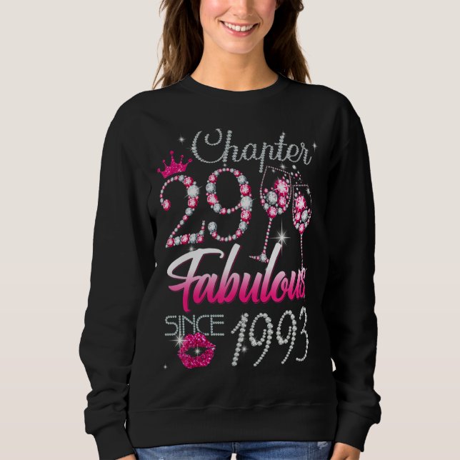Moletom Mulheres Capítulo 29 Fabuloso Desde 1993 29º Anive (Frente)