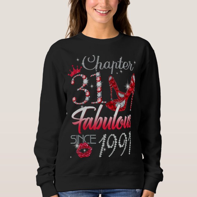 Moletom Mulheres Capítulo 31 Fabuloso Desde 1991 31º Anive (Frente)