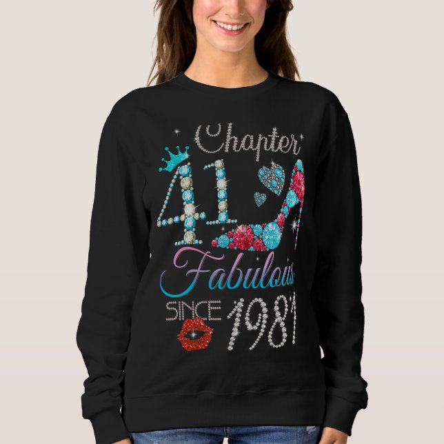 Moletom Mulheres Capítulo 41 Fabuloso Desde 1981 41rua Bir (Frente)
