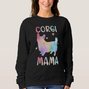 Moletom Mulheres Corgi Mama Colorful Welsh Corgi Mãe