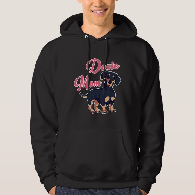 Moletom Mulheres Cute Dachshund Eu Doxo Mãe (Frente)