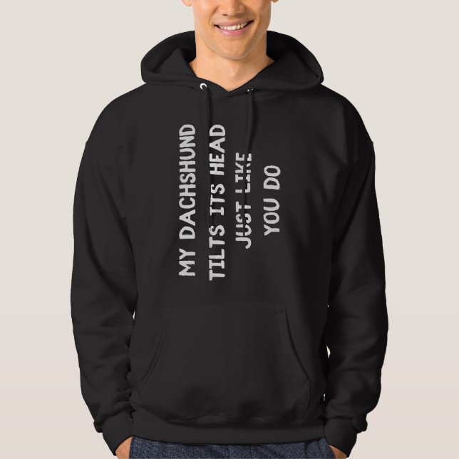 Moletom Mulheres Cute Masculinas Dachshund Crianças (Frente)