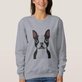 Moletom Mulheres da camisola de Boston Terrier