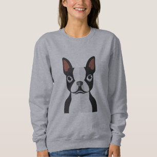 Moletom Mulheres da camisola de Boston Terrier