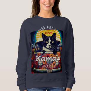 Moletom Mulheres De Gato Sem Fios Para Camala T-Shirt