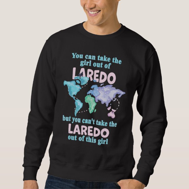 Moletom Mulheres de Laredo  Garota de Laredo Texas (Frente)