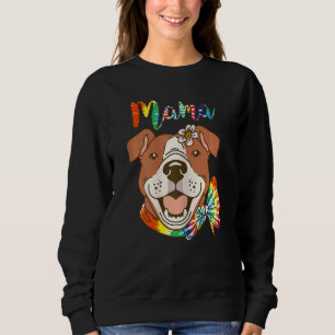 Moletom Mulheres em Pitbull Mãe Cachorro Pittie Mama Feliz