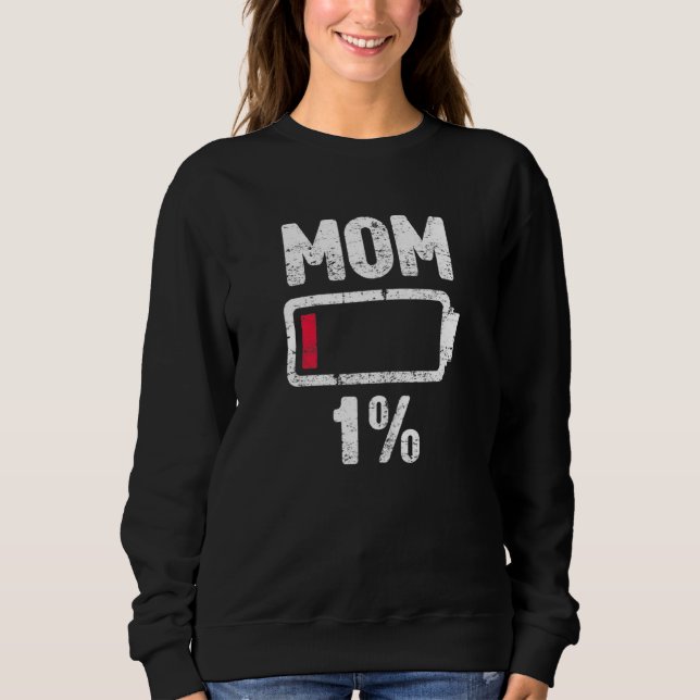 Moletom Mulheres Engraçadas Cansam Mamãe Mamãe Engraçada C (Frente)