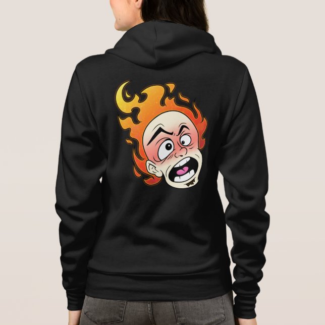 Moletom Mulheres Escovilhélicas Bella+Cheio-Zip Hoodie (Verso)