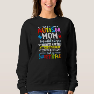 Moletom Mulheres Eu Sou Uma Mamãe Autismo Minha Carteira E